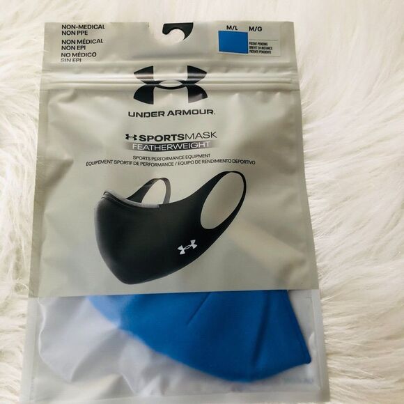 Under Armour Sportsmask Featherweight Latest Model Unisex Blue M/L NWT - Picture 4 of 6